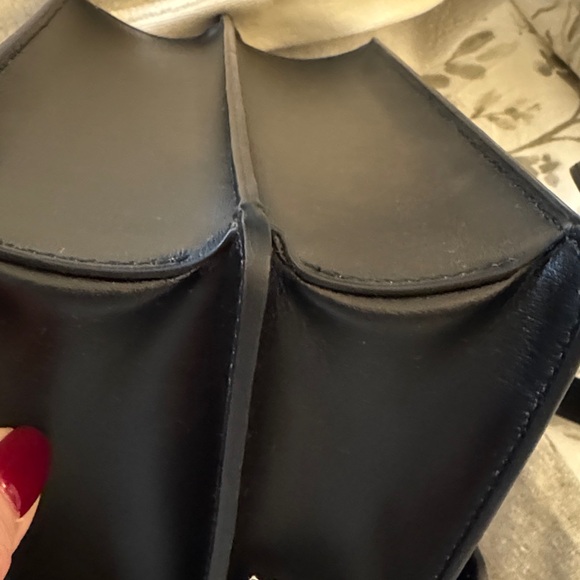 Ateliers Auguste Black Crossbody Bag with Gold Accent NEW - Picture 7 of 16